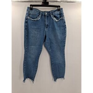 Judy Blue Womens Distressed Slim Fit‎ Jeans 18W